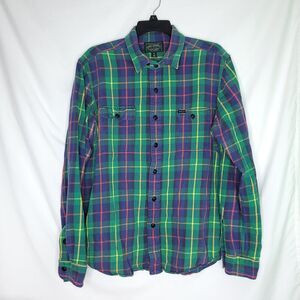 Ralph Lauren Polo Country Men's XL Plaid Flannel Button Down Shirt